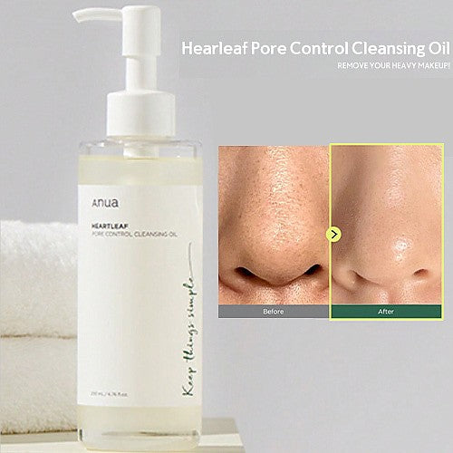 ANUA Heatleaf Pore Control Cleansing Oil 200ml, 1pc