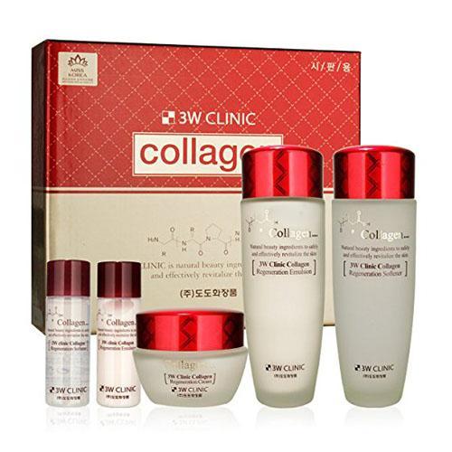 3w clinic collagen regeneration skincare set