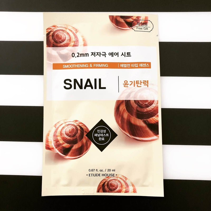 Etude House 0.2mm Therapy Mask - SNAIL,1pc