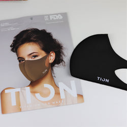 TION - 99% antibacterial Titanium Ion Mask, Washable and Reusable